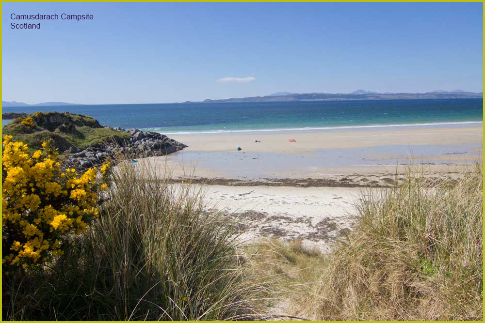 Camusdarach Campsite - Caravan Site Scotland